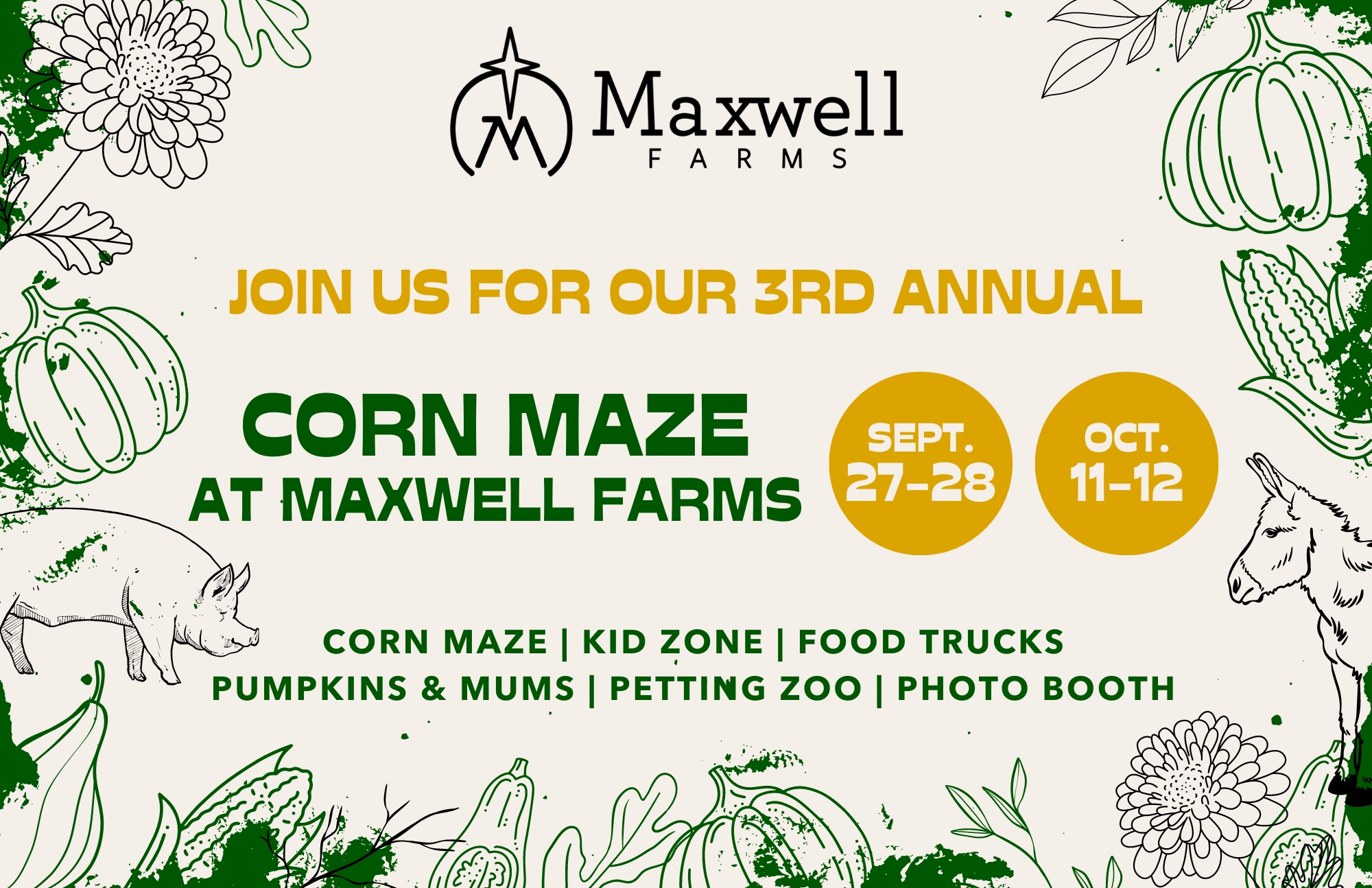 Corn Maze 2024 Connie Maxwell Children's Ministries